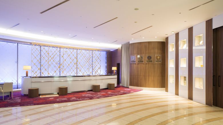 <b>ANA Crowne Plaza Hotel Okayama Lobby</b>. Images powered by <a href="https://www.leonardoworldwide.com/" title="Leonardo Worldwide" target="_blank">Leonardo</a>.