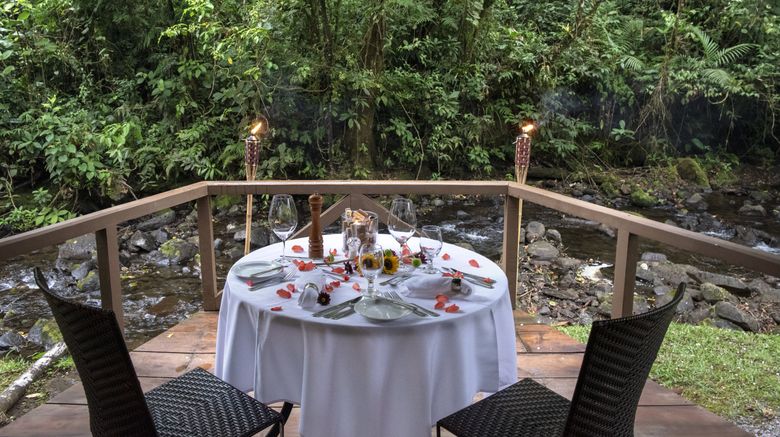 <b>El Silencio Lodge and Spa Restaurant</b>. Images powered by <a href="https://www.leonardoworldwide.com/" title="Leonardo Worldwide" target="_blank">Leonardo</a>.