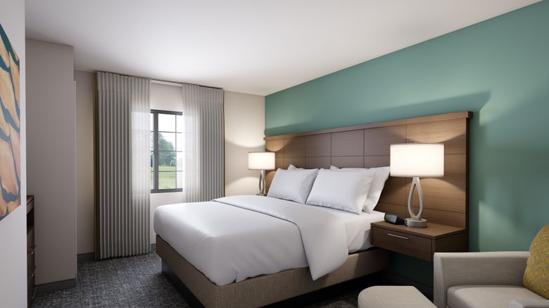 <b>Staybridge Suites Florence Room</b>. Images powered by <a href="https://www.leonardoworldwide.com/" title="Leonardo Worldwide" target="_blank">Leonardo</a>.