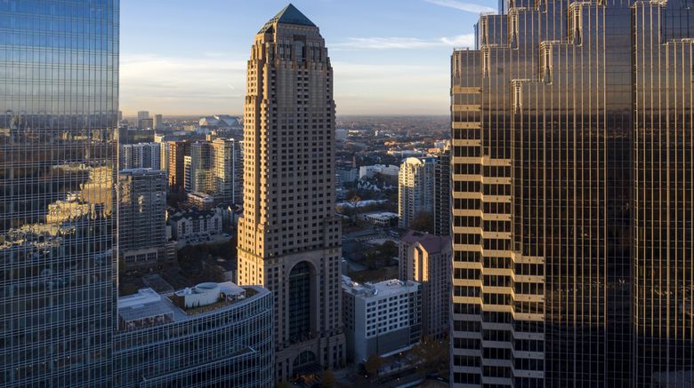 <b>Four Seasons Hotel Atlanta Exterior</b>. Images powered by <a href="https://www.leonardoworldwide.com/" title="Leonardo Worldwide" target="_blank">Leonardo</a>.
