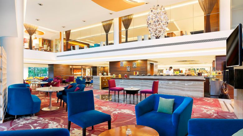 <b>Crowne Plaza Ahmedabad City Centre Restaurant</b>. Images powered by <a href="https://www.leonardoworldwide.com/" title="Leonardo Worldwide" target="_blank">Leonardo</a>.