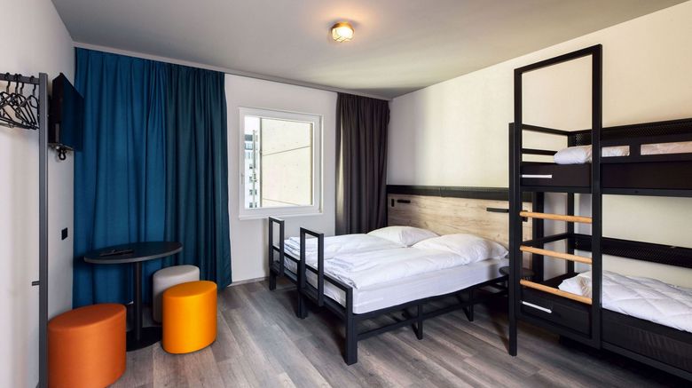 <b>A&O Hotel Frankfurt Ostend Room</b>. Images powered by <a href="https://www.leonardoworldwide.com/" title="Leonardo Worldwide" target="_blank">Leonardo</a>.