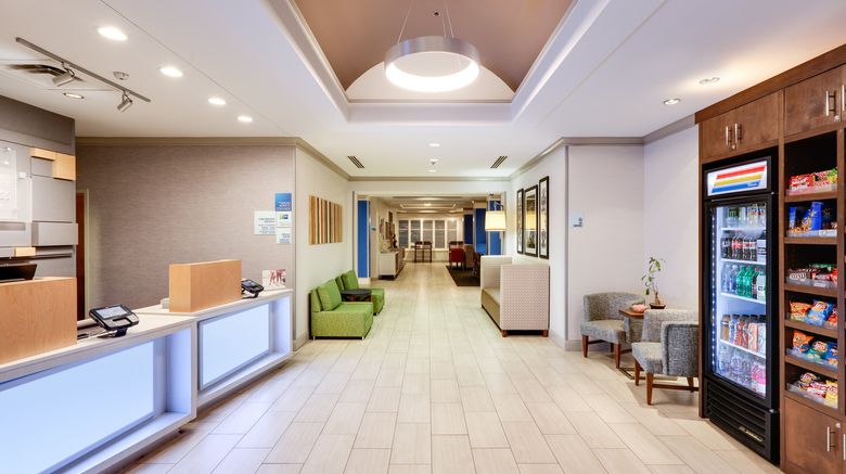 <b>Holiday Inn Express & Suites Dublin Lobby</b>. Images powered by <a href="https://www.leonardoworldwide.com/" title="Leonardo Worldwide" target="_blank">Leonardo</a>.