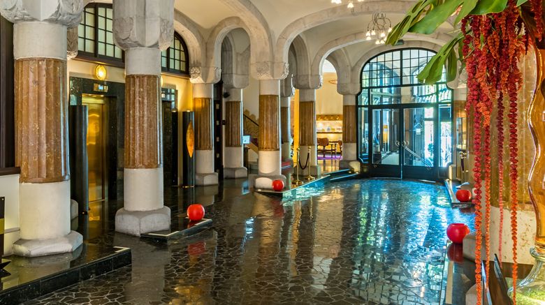 <b>Hotel Casa Fuster Lobby</b>. Images powered by <a href=https://www.travelagewest.com/Hotels/Barcelona/