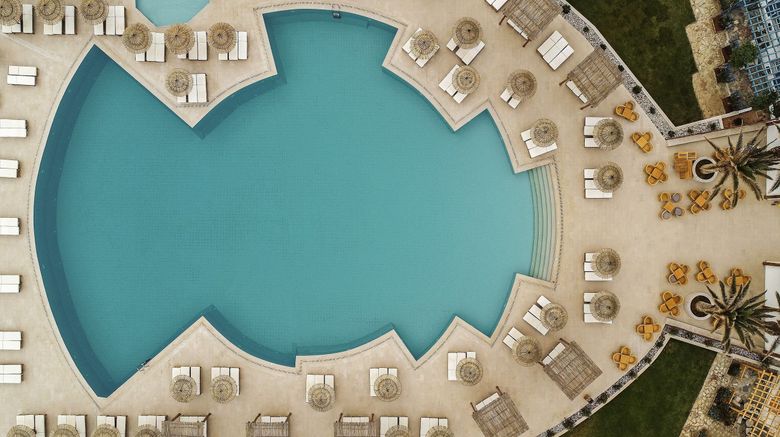 <b>Mitsis Rinela Beach Resort & Spa Exterior</b>. Images powered by <a href="https://www.leonardoworldwide.com/" title="Leonardo Worldwide" target="_blank">Leonardo</a>.