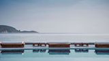 <b>Mitsis Rinela Beach Resort & Spa Pool</b>. Images powered by <a href="https://www.leonardoworldwide.com/" title="Leonardo Worldwide" target="_blank">Leonardo</a>.
