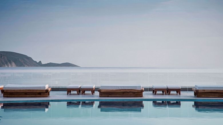 <b>Mitsis Rinela Beach Resort & Spa Pool</b>. Images powered by <a href="https://www.leonardoworldwide.com/" title="Leonardo Worldwide" target="_blank">Leonardo</a>.