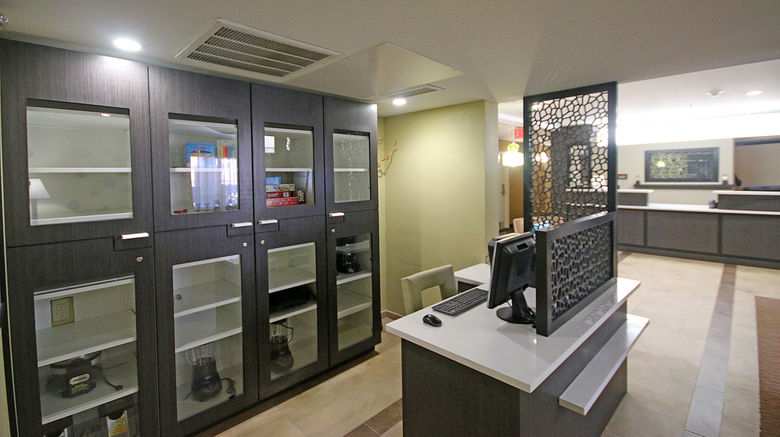 <b>Candlewood Suites Newport News Lobby</b>. Images powered by <a href="https://www.leonardoworldwide.com/" title="Leonardo Worldwide" target="_blank">Leonardo</a>.