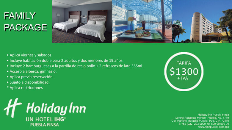 <b>Holiday Inn Puebla Finsa Restaurant</b>. Images powered by <a href="https://www.leonardoworldwide.com/" title="Leonardo Worldwide" target="_blank">Leonardo</a>.