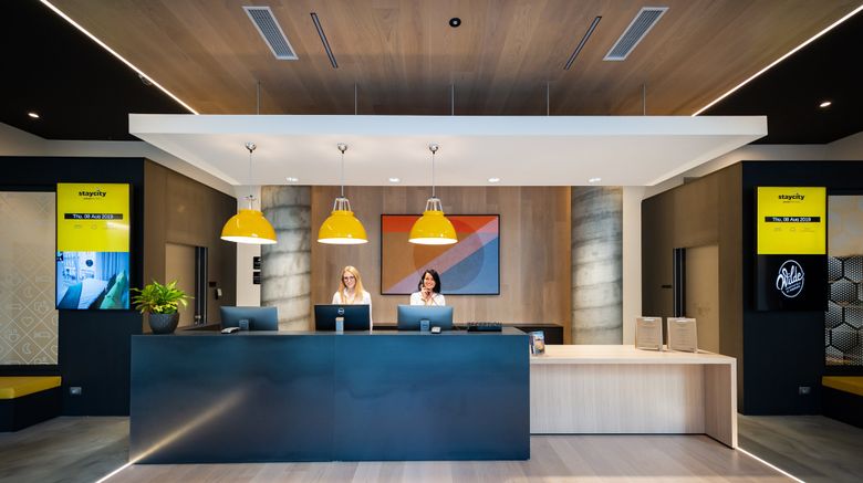 <b>Staycity Venice Mestre Lobby</b>. Images powered by <a href="https://www.leonardoworldwide.com/" title="Leonardo Worldwide" target="_blank">Leonardo</a>.