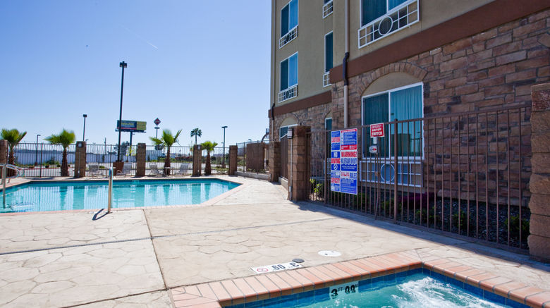 <b>Holiday Inn Express Hotel Fresno South Pool</b>. Images powered by <a href="https://www.leonardoworldwide.com/" title="Leonardo Worldwide" target="_blank">Leonardo</a>.