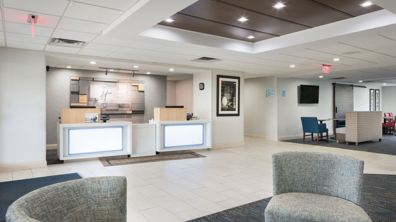 <b>Holiday Inn Express Louisville Northeast Lobby</b>. Images powered by <a href="https://www.leonardoworldwide.com/" title="Leonardo Worldwide" target="_blank">Leonardo</a>.