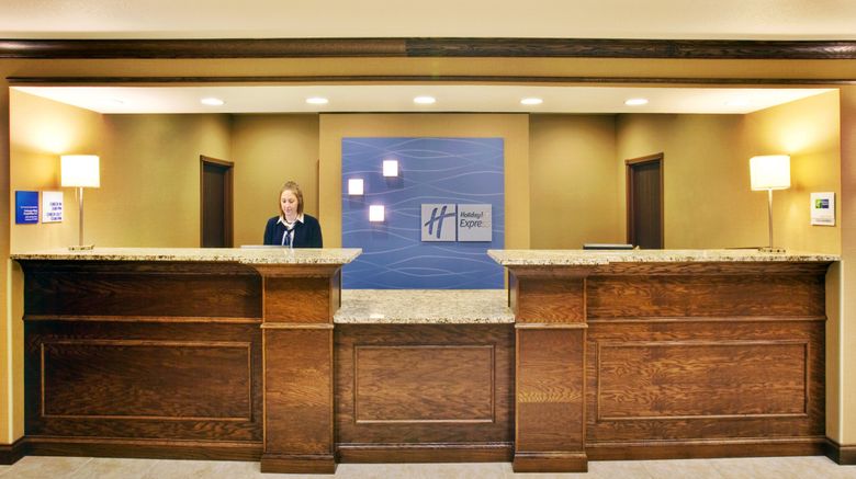 <b>Holiday Inn Express Hotel & Suites Lobby</b>. Images powered by <a href="https://www.leonardoworldwide.com/" title="Leonardo Worldwide" target="_blank">Leonardo</a>.