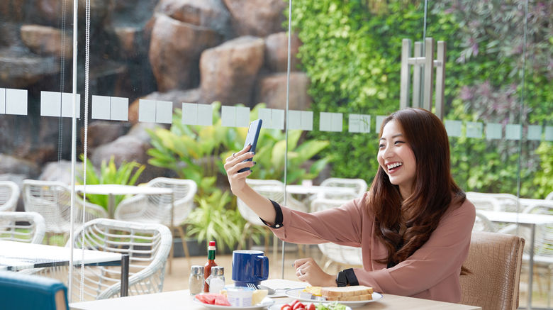<b>Holiday Inn Express Pattaya Central Restaurant</b>. Images powered by <a href="https://www.leonardoworldwide.com/" title="Leonardo Worldwide" target="_blank">Leonardo</a>.
