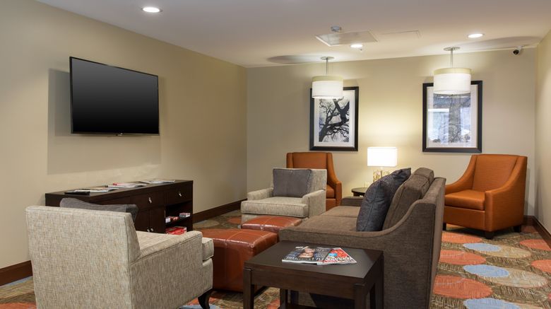 <b>Staybridge Suites Corona South Lobby</b>. Images powered by <a href="https://www.leonardoworldwide.com/" title="Leonardo Worldwide" target="_blank">Leonardo</a>.