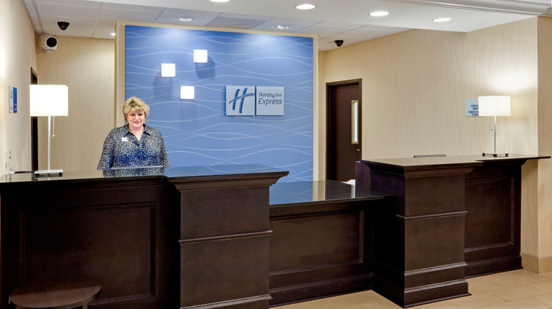 <b>Holiday Inn Express Hotel & Suites Lobby</b>. Images powered by <a href="https://www.leonardoworldwide.com/" title="Leonardo Worldwide" target="_blank">Leonardo</a>.