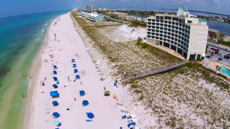 <b>Holiday Inn Express Pensacola Beach Exterior</b>. Images powered by <a href="https://www.leonardoworldwide.com/" title="Leonardo Worldwide" target="_blank">Leonardo</a>.