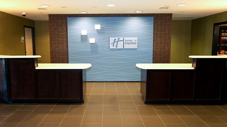 <b>Holiday Inn Express & Suites Wichita NE Lobby</b>. Images powered by <a href="https://www.leonardoworldwide.com/" title="Leonardo Worldwide" target="_blank">Leonardo</a>.