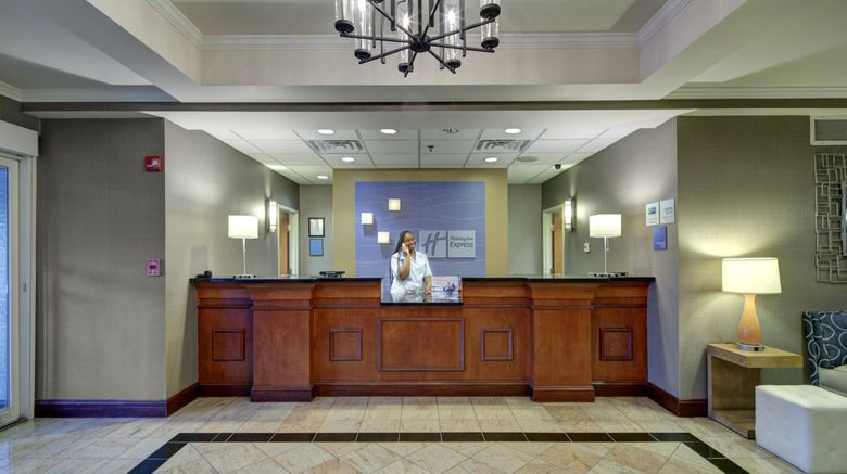 <b>Holiday Inn Express & Suites Emporia Lobby</b>. Images powered by <a href="https://www.leonardoworldwide.com/" title="Leonardo Worldwide" target="_blank">Leonardo</a>.
