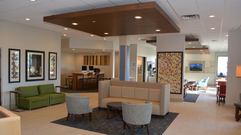 <b>Holiday Inn Express & Suites Waterville Lobby</b>. Images powered by <a href="https://www.leonardoworldwide.com/" title="Leonardo Worldwide" target="_blank">Leonardo</a>.