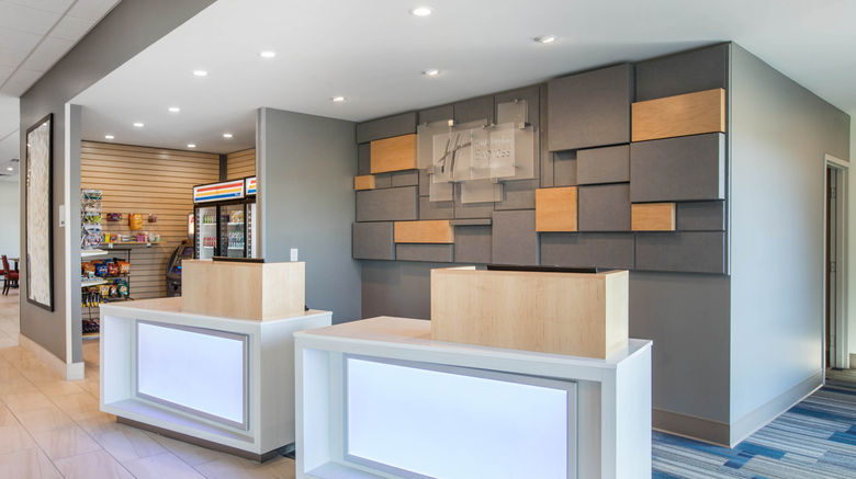 <b>Holiday Inn Express & Suites Ludington Lobby</b>. Images powered by <a href="https://www.leonardoworldwide.com/" title="Leonardo Worldwide" target="_blank">Leonardo</a>.