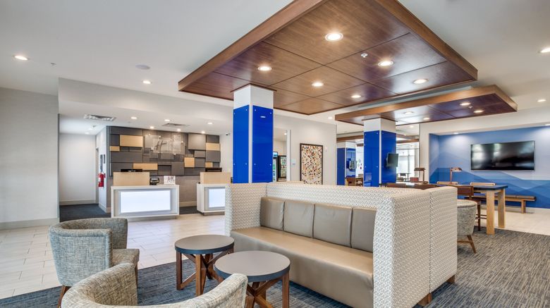 <b>Holiday Inn Express/Suites Denton South Lobby</b>. Images powered by <a href="https://www.leonardoworldwide.com/" title="Leonardo Worldwide" target="_blank">Leonardo</a>.