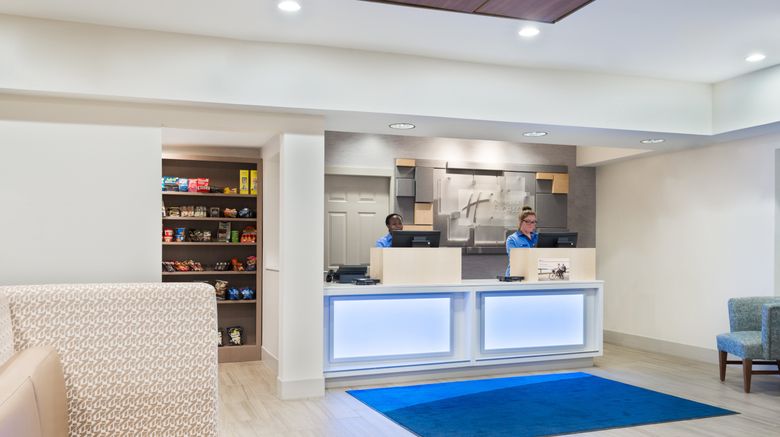 <b>Holiday Inn Exp & Stes Columbus Apt E Lobby</b>. Images powered by <a href="https://www.leonardoworldwide.com/" title="Leonardo Worldwide" target="_blank">Leonardo</a>.