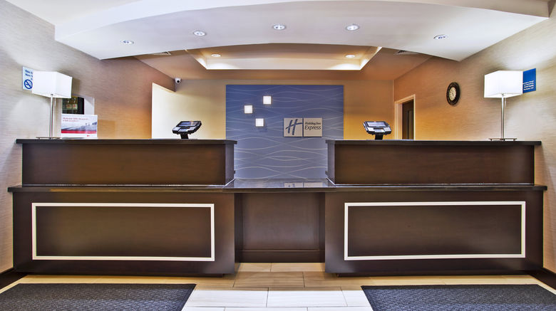 <b>Holiday Inn Express & Suites Lobby</b>. Images powered by <a href="https://www.leonardoworldwide.com/" title="Leonardo Worldwide" target="_blank">Leonardo</a>.