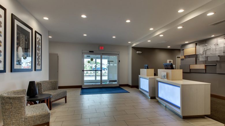 <b>Holiday Inn Express & Suites Ithaca Lobby</b>. Images powered by <a href="https://www.leonardoworldwide.com/" title="Leonardo Worldwide" target="_blank">Leonardo</a>.