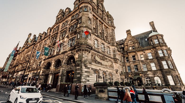<b>The Scotsman Hotel Exterior</b>. Images powered by <a href="https://www.leonardoworldwide.com/" title="Leonardo Worldwide" target="_blank">Leonardo</a>.