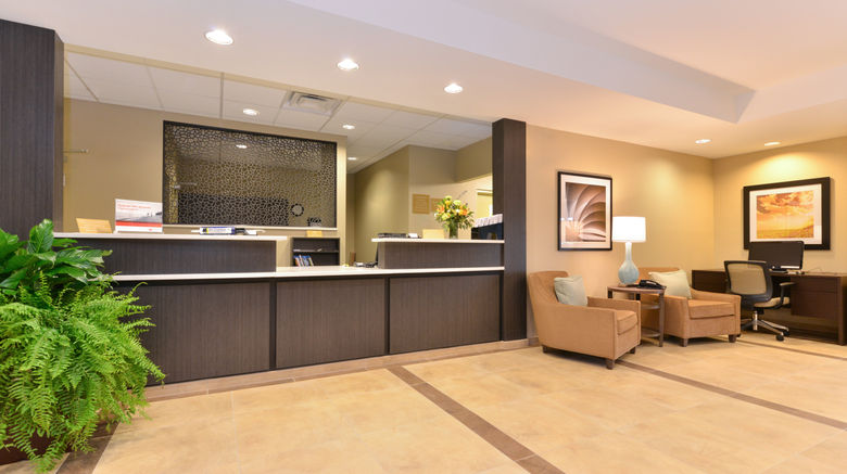 <b>Candlewood Suites Sayre Lobby</b>. Images powered by <a href="https://www.leonardoworldwide.com/" title="Leonardo Worldwide" target="_blank">Leonardo</a>.