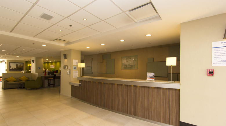 <b>Holiday Inn Express Guadalajara Airport Lobby</b>. Images powered by <a href="https://www.leonardoworldwide.com/" title="Leonardo Worldwide" target="_blank">Leonardo</a>.