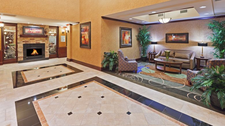 <b>Holiday Inn Express & Suites Poteau Lobby</b>. Images powered by <a href="https://www.leonardoworldwide.com/" title="Leonardo Worldwide" target="_blank">Leonardo</a>.