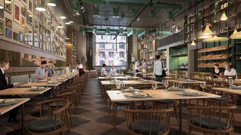 <b>Pierdrei Hotel Hafencity Hamburg Restaurant</b>. Images powered by <a href="https://www.leonardoworldwide.com/" title="Leonardo Worldwide" target="_blank">Leonardo</a>.