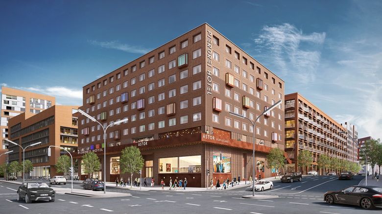 Pierdrei Hotel Hafencity Hamburg Exterior. Images powered by <a href="https://www.leonardoworldwide.com" target="_blank" rel="noopener">Leonardo</a>.