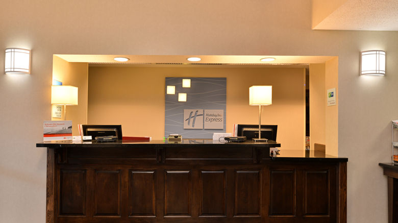 <b>Holiday Inn Express & Suites St Marys Lobby</b>. Images powered by <a href="https://www.leonardoworldwide.com/" title="Leonardo Worldwide" target="_blank">Leonardo</a>.