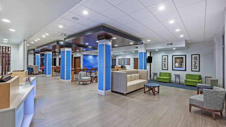 <b>Holiday Inn Express & Suites Coffeyville Lobby</b>. Images powered by <a href="https://www.leonardoworldwide.com/" title="Leonardo Worldwide" target="_blank">Leonardo</a>.