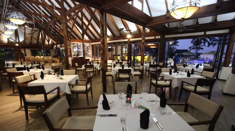 <b>Iririki Island Resort & Spa Restaurant</b>. Images powered by <a href="https://www.leonardoworldwide.com/" title="Leonardo Worldwide" target="_blank">Leonardo</a>.