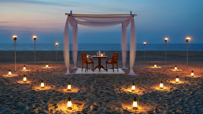 <b>Holiday Inn Resort Goa Restaurant</b>. Images powered by <a href="https://www.leonardoworldwide.com/" title="Leonardo Worldwide" target="_blank">Leonardo</a>.