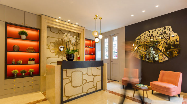<b>Yllen Eiffel Hotel Lobby</b>. Images powered by <a href="https://www.leonardoworldwide.com/" title="Leonardo Worldwide" target="_blank">Leonardo</a>.