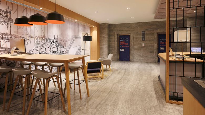 <b>Holiday Inn Express Banjara Hills Lobby</b>. Images powered by <a href="https://www.leonardoworldwide.com/" title="Leonardo Worldwide" target="_blank">Leonardo</a>.