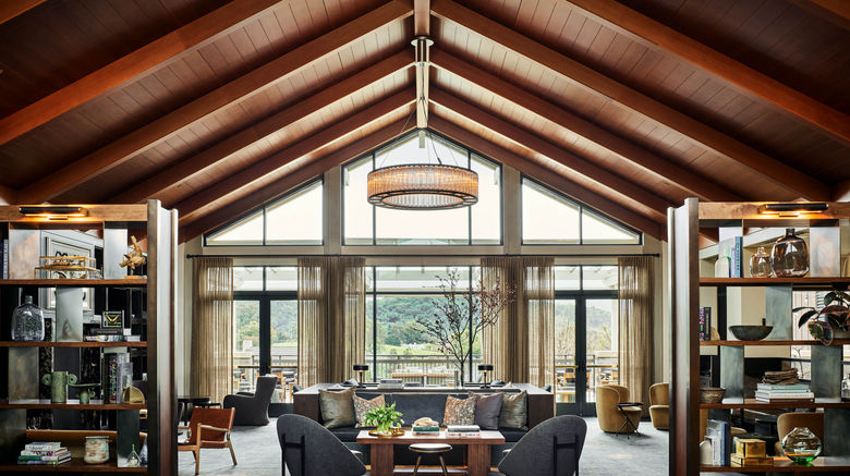 <b>Rosewood Sand Hill Hotel Lobby</b>. Images powered by <a href="https://www.leonardoworldwide.com/" title="Leonardo Worldwide" target="_blank">Leonardo</a>.