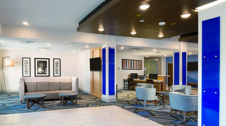 <b>Holiday Inn Express & Suites Wentzville Lobby</b>. Images powered by <a href="https://www.leonardoworldwide.com/" title="Leonardo Worldwide" target="_blank">Leonardo</a>.