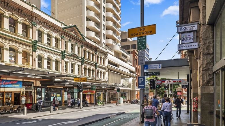 <b>Sydney Hotel CBD Exterior</b>. Images powered by <a href="https://www.leonardoworldwide.com/" title="Leonardo Worldwide" target="_blank">Leonardo</a>.
