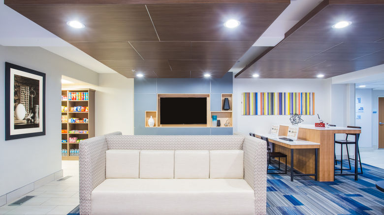 <b>Holiday Inn Express & Suites Cedar City Lobby</b>. Images powered by <a href="https://www.leonardoworldwide.com/" title="Leonardo Worldwide" target="_blank">Leonardo</a>.