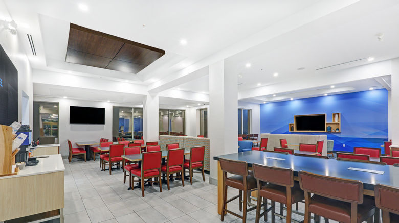 <b>Holiday Inn Express Woodstock South Restaurant</b>. Images powered by <a href="https://www.leonardoworldwide.com/" title="Leonardo Worldwide" target="_blank">Leonardo</a>.
