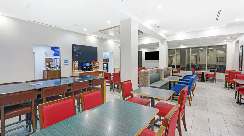 <b>Holiday Inn Express Woodstock South Restaurant</b>. Images powered by <a href="https://www.leonardoworldwide.com/" title="Leonardo Worldwide" target="_blank">Leonardo</a>.
