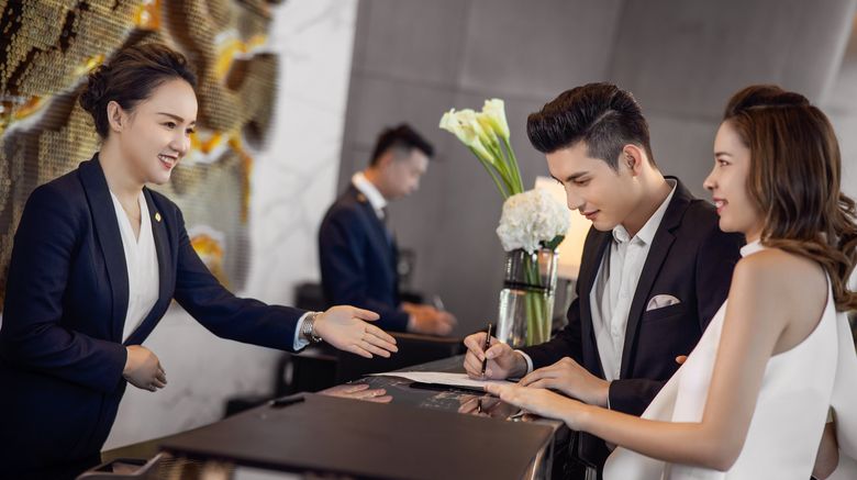<b>InterContinental Tianjin Yujiapu Hotel Lobby</b>. Images powered by <a href="https://www.leonardoworldwide.com/" title="Leonardo Worldwide" target="_blank">Leonardo</a>.