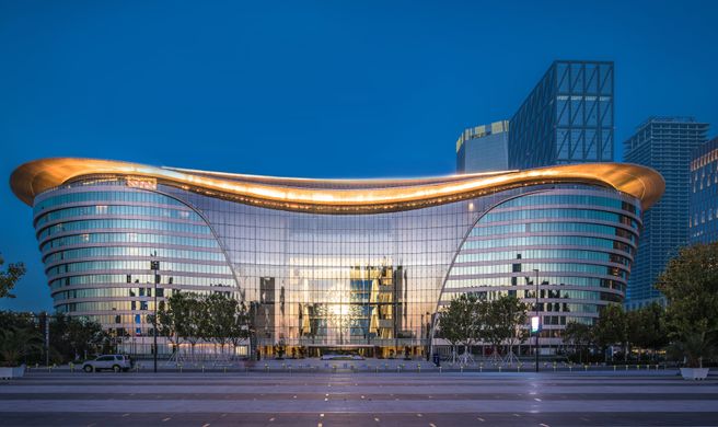 InterContinental Tianjin Yujiapu Hotel Exterior