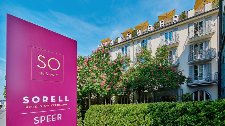 <b>Sorell Hotel Speer Exterior</b>. Images powered by <a href="https://www.leonardoworldwide.com/" title="Leonardo Worldwide" target="_blank">Leonardo</a>.